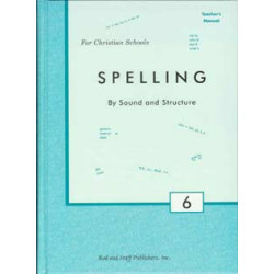 G6 Spelling Teacher's Manual