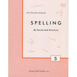 Spelling G5 Teacher's Manual