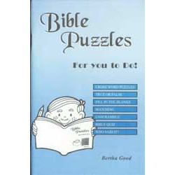 Bible Puzzles for You to Do!